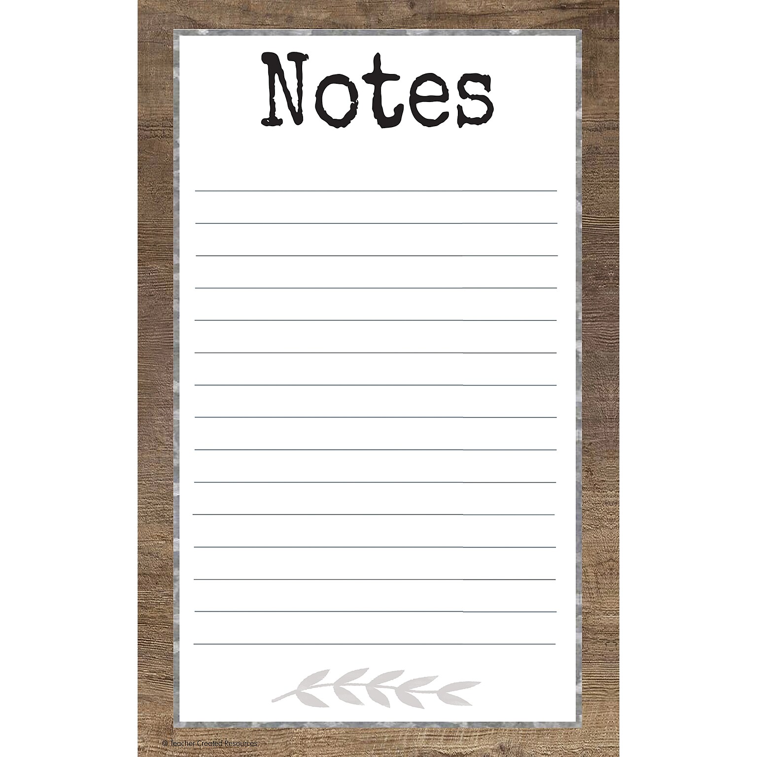 Teacher Created Resources® Home Sweet Classroom Notepad, Pack of 6 (TCR8833-6)