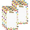 Teacher Created Resources® Note Pad, 5 x 8, 50 Sheets Per Pad, Confetti Notepad, Pack of 6 (TCR889