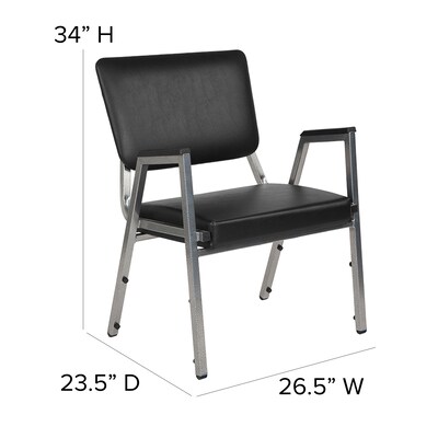 Flash Furniture Vinyl Bariatric Medical Chair, Black (XUDG604436702BV)