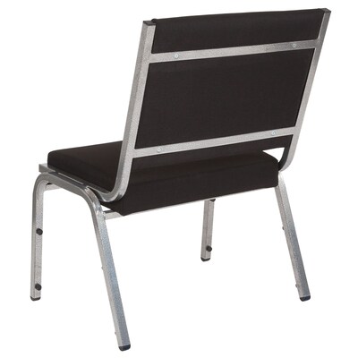 Flash Furniture Fabric Bariatric Antimicrobial Chair, Black, 4 Pack (4XU604426601BK)