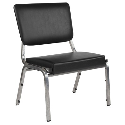 Flash Furniture Vinyl Bariatric Medical Chair, Black, Set of 4 (4XU604426602BV)