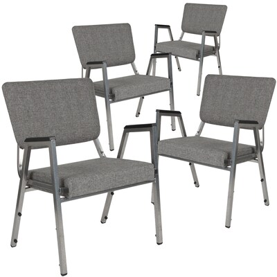 Flash Furniture Fabric Bariatric Medical Chair, Gray, Set of 4 (4XUDG60443672GY)