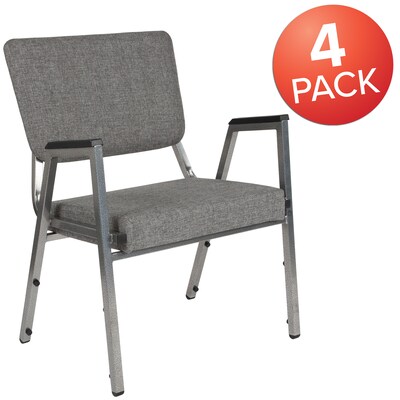 Flash Furniture Fabric Bariatric Medical Chair, Gray, Set of 4 (4XUDG60443672GY)