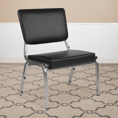 Flash Furniture Vinyl Bariatric Medical Chair, Black (XU604426602BV)