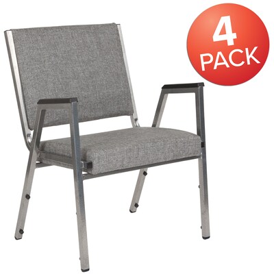 Flash Furniture Fabric Bariatric Medical Chair, Gray, Set of 4 (4XU604436701GY)