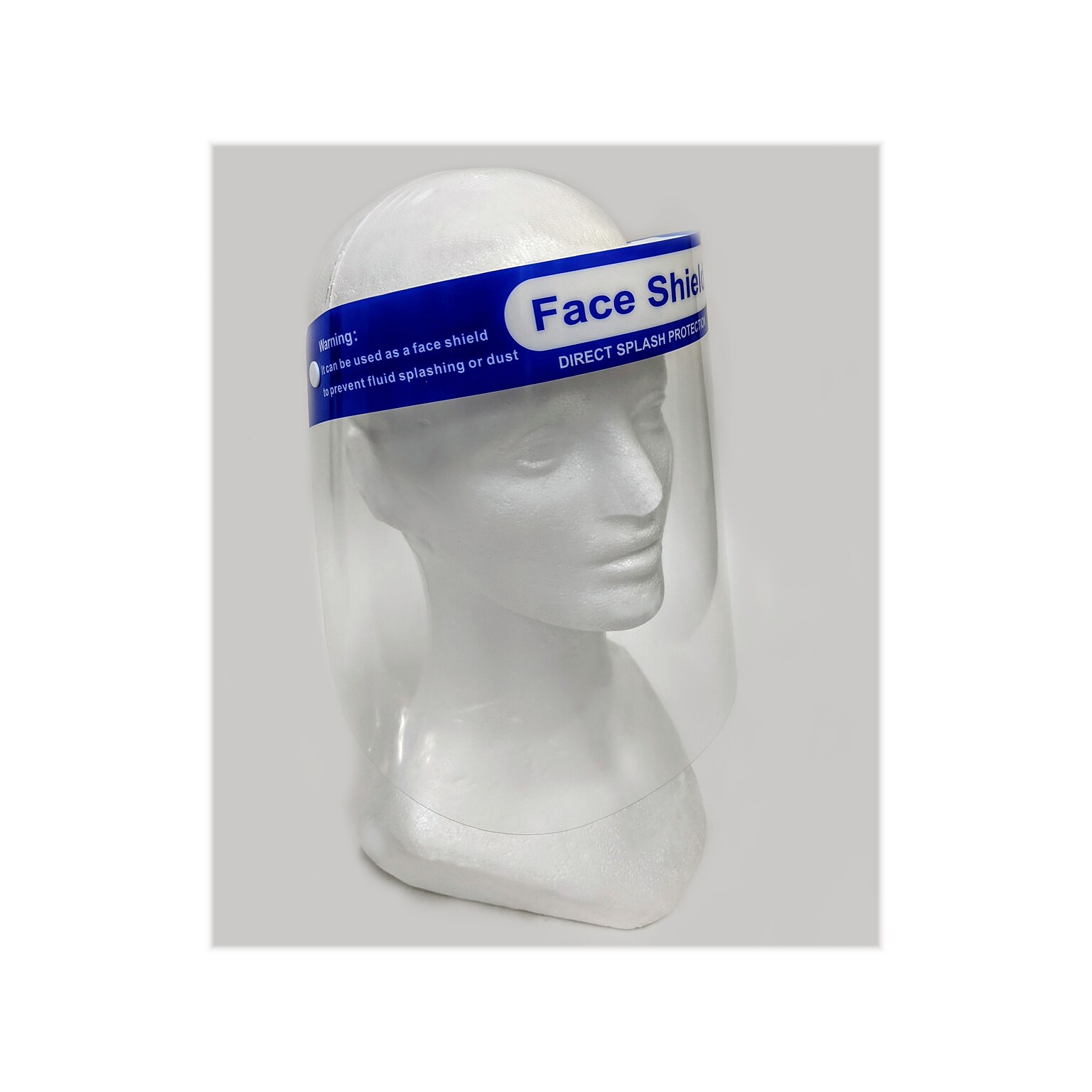 Unimed Disposable Fully Assembled Face Shield, Fog Resistant, Clear Visor (PPFS872D01)