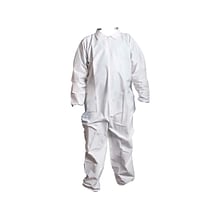 Unimed Medium Coverall, White, 25/Carton (UCMC528MED)