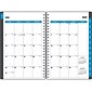 2022-2023 Blue Sky Collegiate 5" x 8" Academic Weekly & Monthly Planner, Gray (100139-A23)
