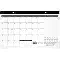 2023 AT-A-GLANCE 17.75 x 11 Monthly Desk Pad Calendar, Black/White (SK14-00-23)
