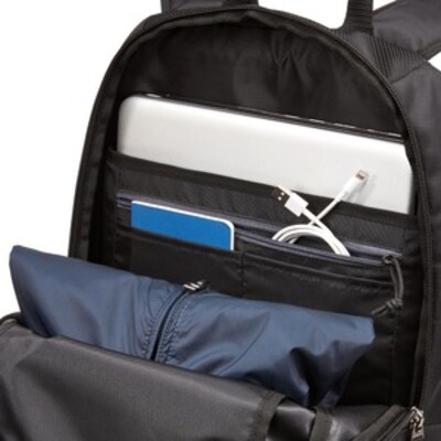 Case Logic Carrying Case (Backpack) Notebook, Accessories, Water Bottle, Pen, Black
