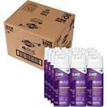 CloroxPro™ Clorox® 4 in One Disinfectant & Sanitizer, Lavender, 14 Ounces Each, Pack of 12 (32512) (