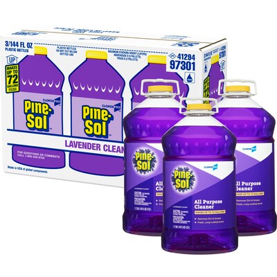 CloroxPro™ Pine-Sol All Purpose Cleaner, Lavender Clean , 144 Ounces Each (Pack of 3) (97301) (Packa