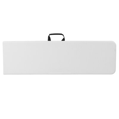 Flash Furniture Plastic Folding Bench, Granite White (RB1172FH)