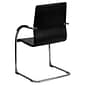 Flash Furniture Vinyl Side Chair, Black, Set of 4 (4BT509BK)