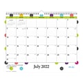 2022-2023 Blue Sky Teacher Dots 12 x 15 Academic Monthly Wall Calendar, Multicolor (100340-A23)