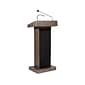 Oklahoma Sound Orator 46" Full Podium Lectern, Ribbonwood (800X-RW)