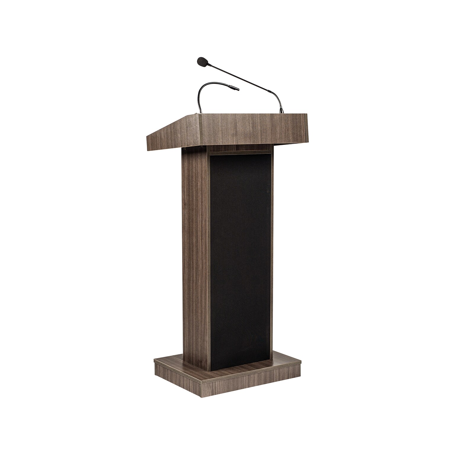 Oklahoma Sound Orator 46 Full Podium Lectern, Ribbonwood (800X-RW)