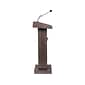 Oklahoma Sound Orator 46" Full Podium Lectern, Ribbonwood (800X-RW)