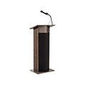 Oklahoma Sound Power Plus 46 Full Podium Lectern, Ribbonwood (111PLS-RW)