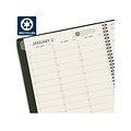 2023 AT-A-GLANCE Recycled 8.25 x 11 Weekly & Monthly Appointment Book, Green (70-950G-60-23)