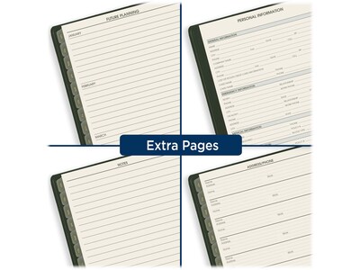 2023 AT-A-GLANCE Recycled 8.25" x 11" Weekly & Monthly Appointment Book, Green (70-950G-60-23)