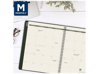 2023 AT-A-GLANCE Recycled 8.25" x 11" Weekly & Monthly Appointment Book, Green (70-950G-60-23)