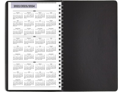 2023 AT-A-GLANCE DayMinder 5" x 8" Weekly Appointment Book, Black (G200-00-23)
