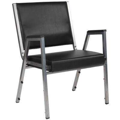 Flash Furniture Vinyl Bariatric Medical Chair, Black, Set of 4 (4XU604436701BKV)