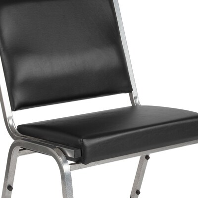 Flash Furniture Vinyl Bariatric Medical Chair, Black, Set of 4 (4XU604426601BV)