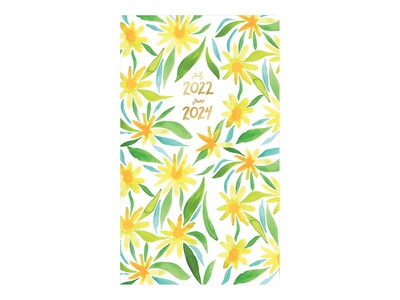 2022-2023 Blue Sky Thimblepress Happy Petals Soft 3.63 x 6.13 Academic Monthly Planner, Multicolor (140954)