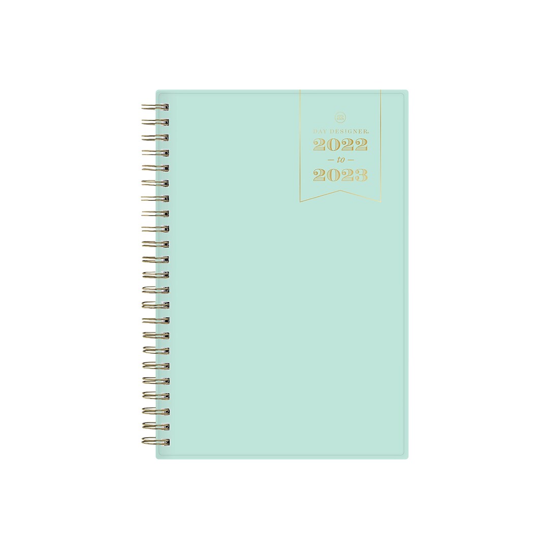 D & G 2022-2023 Academic A5 Week to View Wiro/ Soft /Cover Diary Year Planner 