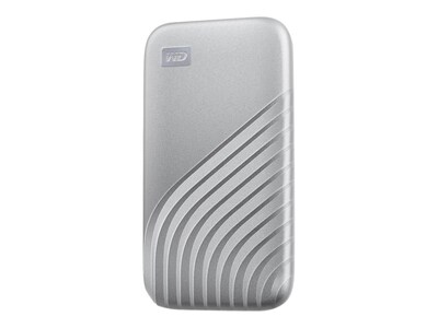 WD My Passport 2TB USB 3.2 External Solid-State Drive, Silver (WDBAGF0020BSL-WESN)