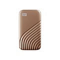WD My Passport 2TB USB 3.2 External Solid-State Drive, Gold (WDBAGF0020BGD-WESN)