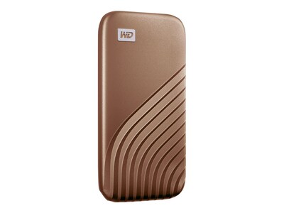WD My Passport 2TB USB 3.2 External Solid-State Drive, Gold (WDBAGF0020BGD-WESN)