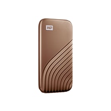 WD My Passport 2TB USB 3.2 External Solid-State Drive, Gold (WDBAGF0020BGD-WESN)