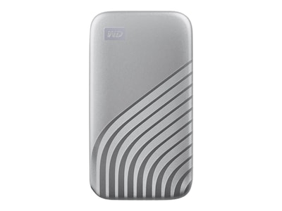 WD My Passport 1TB USB 3.2 External Solid-State Drive, Silver (WDBAGF0010BSL-WESN)