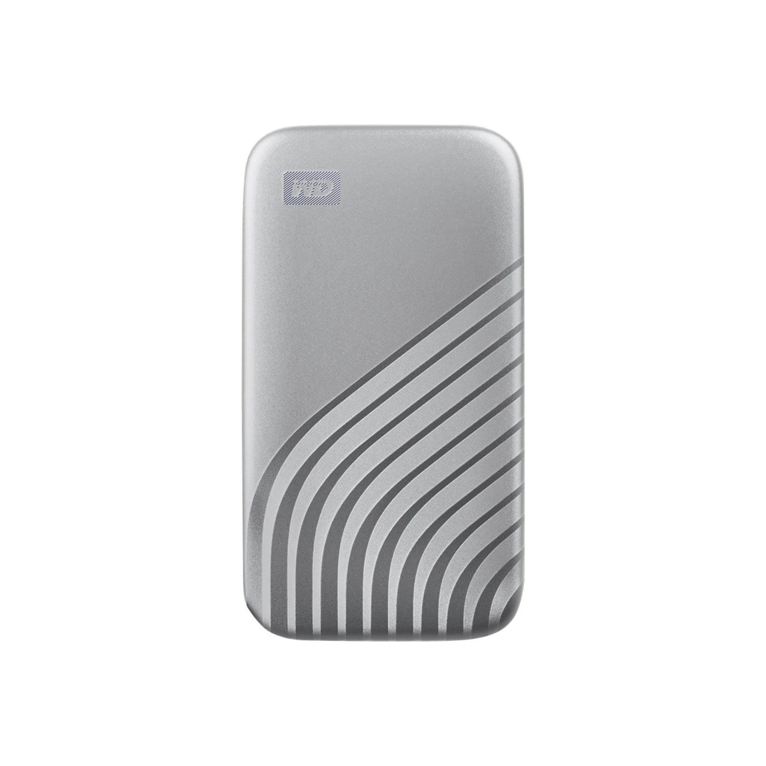 WD My Passport 1TB USB 3.2 External Solid-State Drive, Silver (WDBAGF0010BSL-WESN)