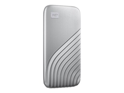 WD My Passport 1TB USB 3.2 External Solid-State Drive, Silver (WDBAGF0010BSL-WESN)