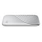 WD My Passport 1TB USB 3.2 External Solid-State Drive, Silver (WDBAGF0010BSL-WESN)