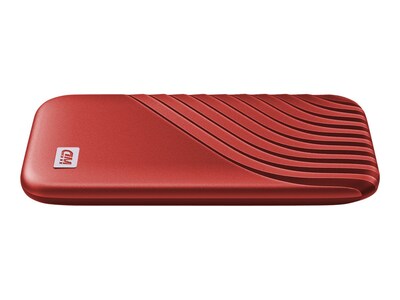 WD My Passport 1TB USB 3.2 External Solid-State Drive, Red (WDBAGF0010BRD-WESN)