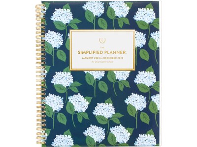 2023 AT-A-GLANCE Simplified by Emily Ley Carolina Dogwood 8.5 x 11 Weekly & Monthly Planner, Multicolor (EL91-901-23)