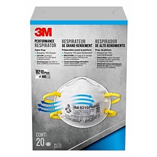 3M™ 8210Plus N95 Performance Disposable Particulate Respirator, 20/pack (8210PP20-DC)