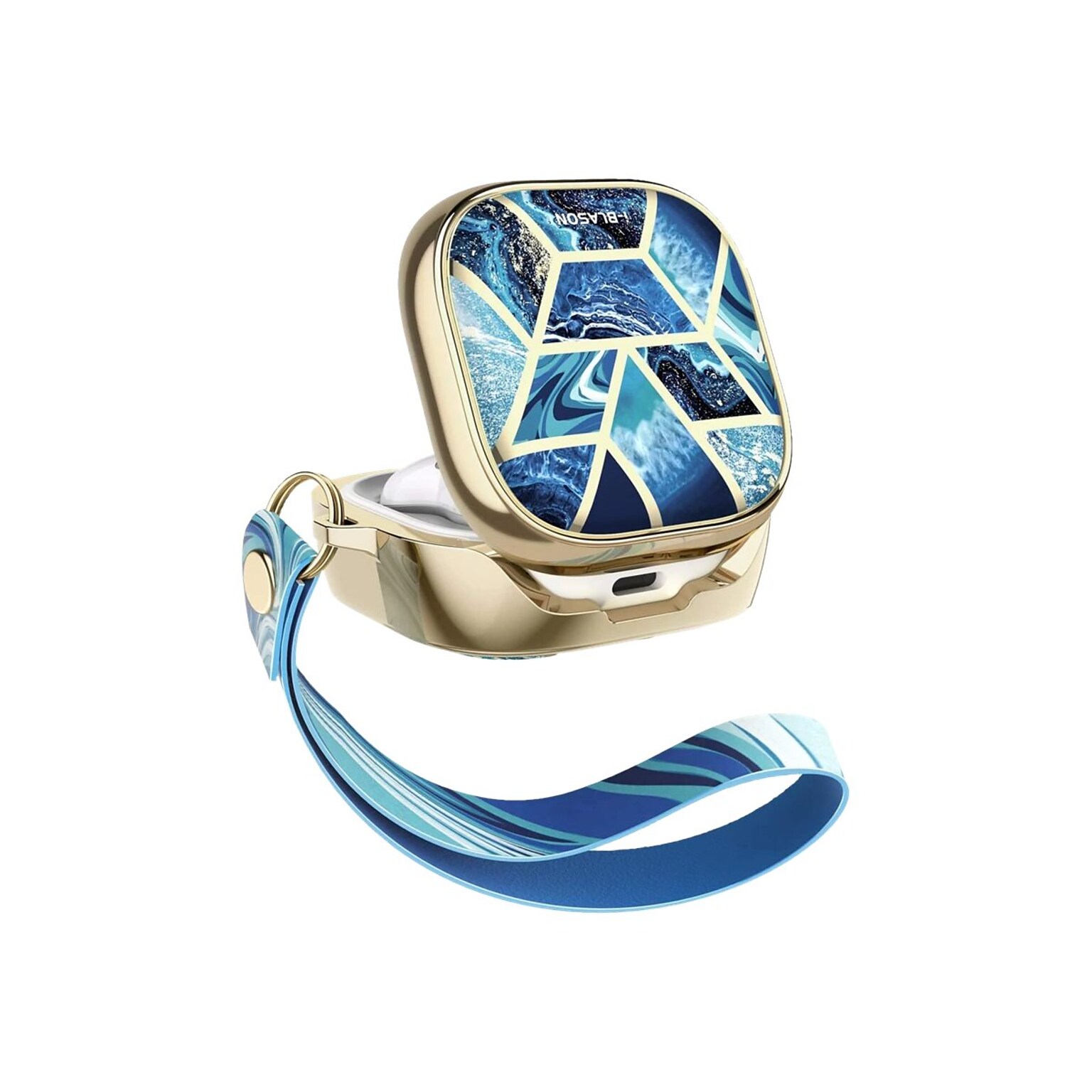 i-Blason Cosmo Case for Galaxy Buds Live/Pro/2, Ocean Blue (Galaxy2020-BudsLive-Cosmo-Ocean)