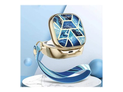 i-Blason Cosmo Case for Galaxy Buds Live/Pro/2, Ocean Blue (Galaxy2020-BudsLive-Cosmo-Ocean)