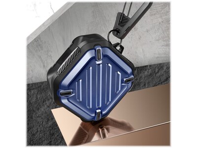 SUPCASE Unicorn Beetle PRO Rugged Case for Galaxy Buds Live/Pro/2, Metallic Blue (SUP-Galaxy2020-BudsLive-UBPro-Tilt)