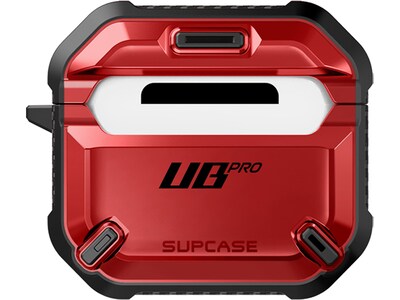 SUPCASE Unicorn Beetle PRO Rugged Case for Apple AirPods Gen 3, Metallic Red (SUP-AirPods2021-3-UBPro-Red)