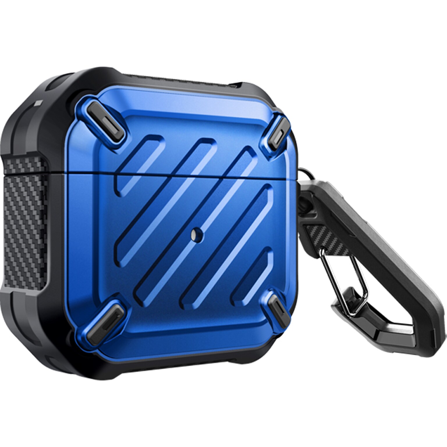 SUPCASE Unicorn Beetle PRO Rugged Case for Apple AirPods Gen 3, Metallic Blue (SUP-AirPods2021-3-UBPro-Blue)