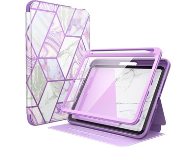 i-Blason Cosmo TPU 8.3" Case for iPad mini 6, Marble Purple (iPad2021-8.3-Cosmo-SP-Ameth)