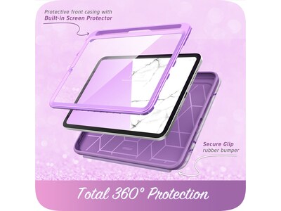 i-Blason Cosmo TPU 8.3" Case for iPad mini 6, Marble Purple (iPad2021-8.3-Cosmo-SP-Ameth)