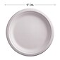 Eco-Products® Compostable Sugarcane Plates, 9", 50/Pack